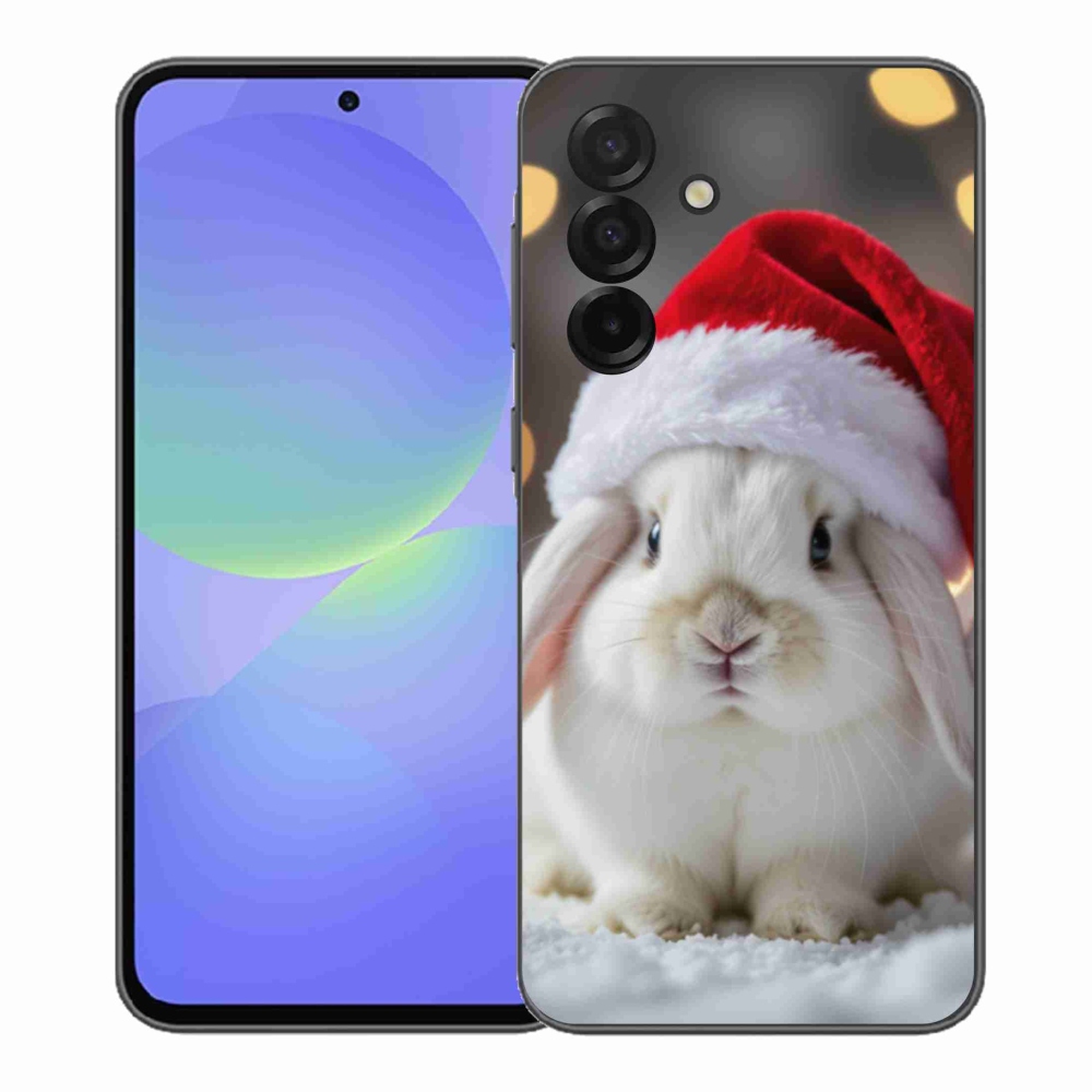 Gelový kryt mmCase na Samsung Galaxy A37 5G - vánoční králík