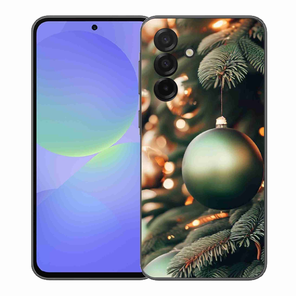 Gelový kryt mmCase na Samsung Galaxy A37 5G - vánoční ozdoby 1