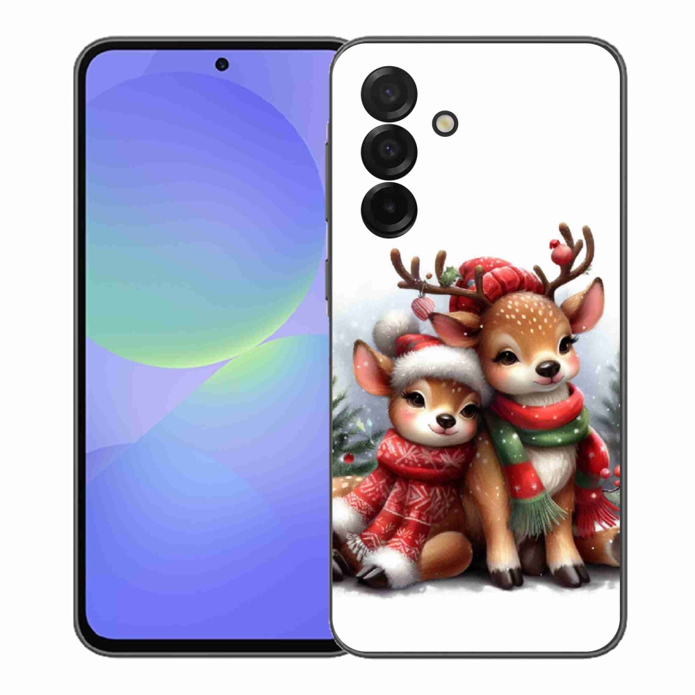 Gelový kryt mmCase na Samsung Galaxy A37 5G - vánoční sobi