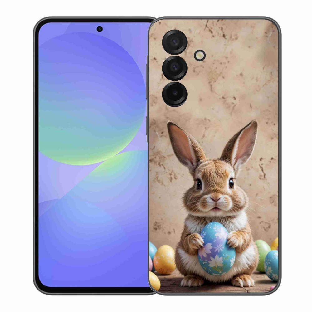 Gelový kryt mmCase na Samsung Galaxy A37 5G - velikonoční králíček