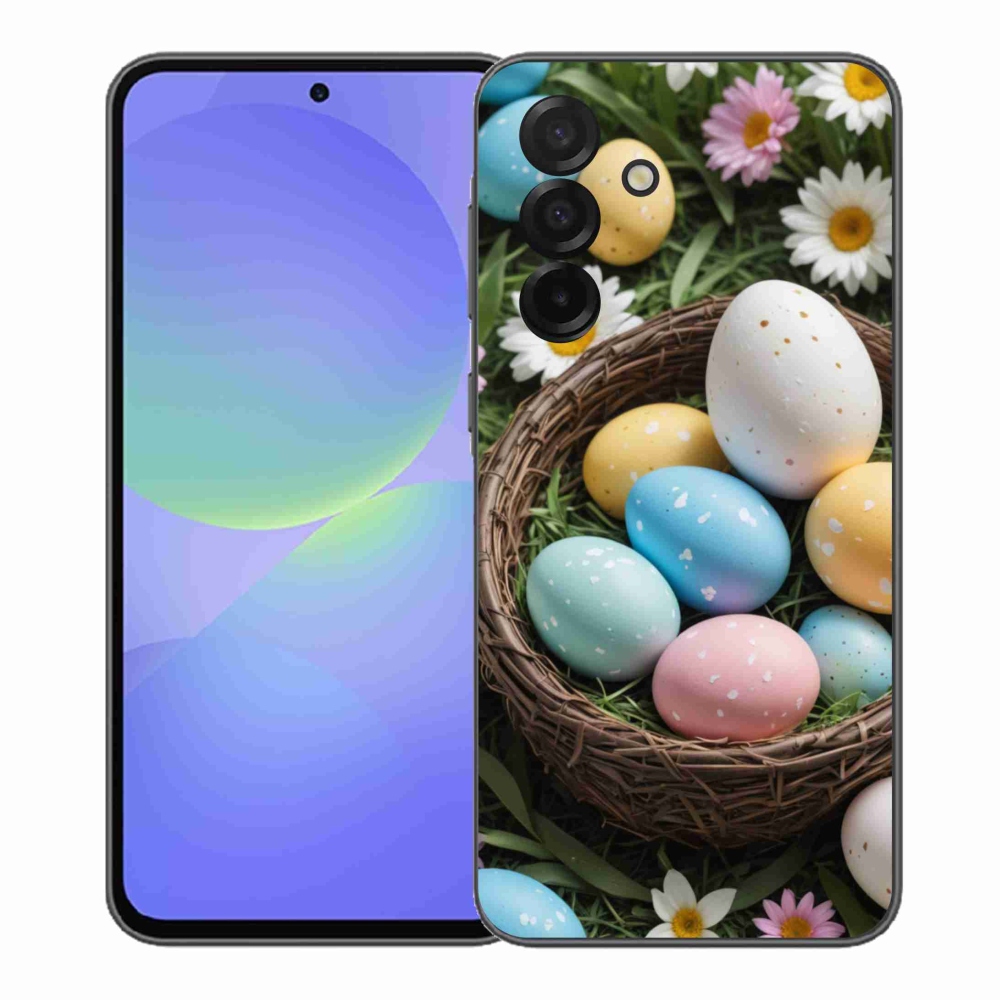 Gelový kryt mmCase na Samsung Galaxy A37 5G - velikonoční vajíčka 2