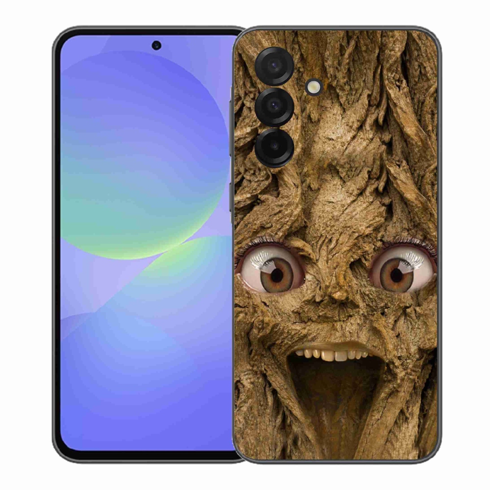 Gelový kryt mmCase na Samsung Galaxy A37 5G - veselý strom s očima