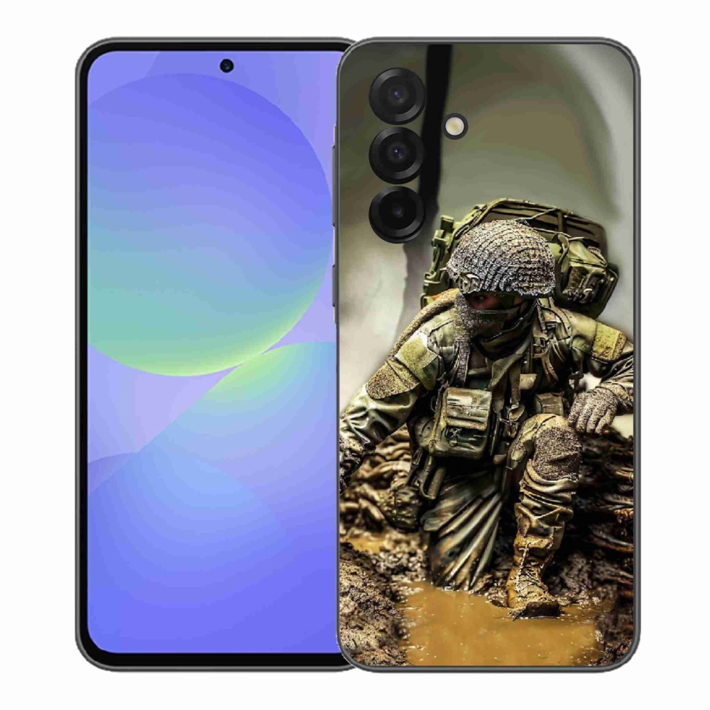 Gelový kryt mmCase na Samsung Galaxy A37 5G - voják