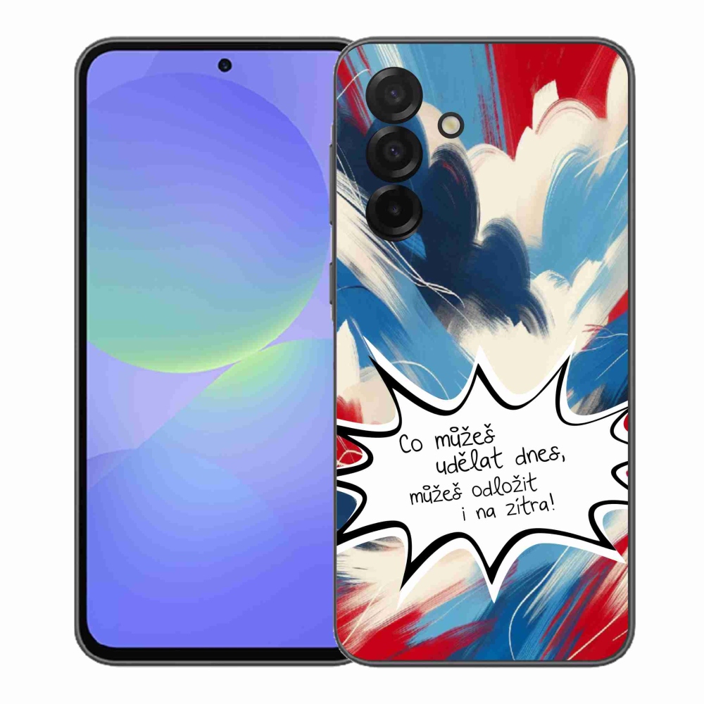 Gelový kryt mmCase na Samsung Galaxy A37 5G - vtipný text 9 bílé pozadí