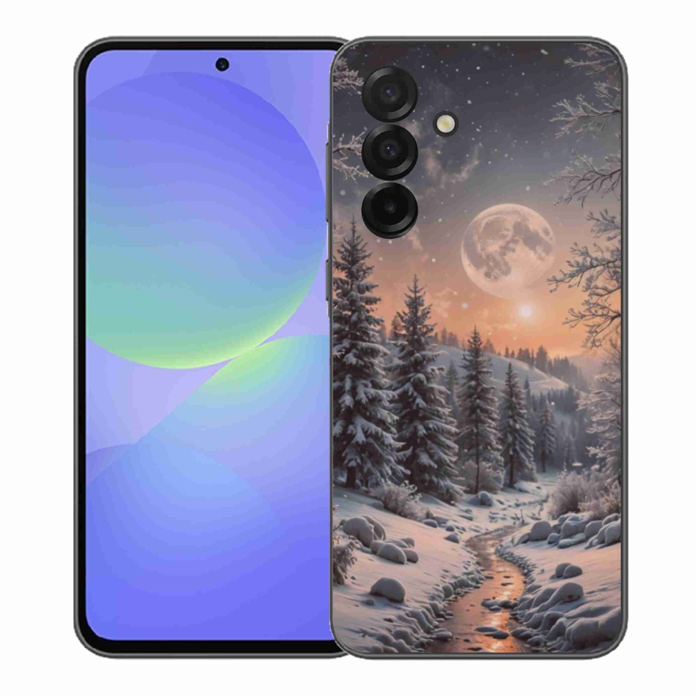 Gelový kryt mmCase na Samsung Galaxy A37 5G - zimní krajina 2