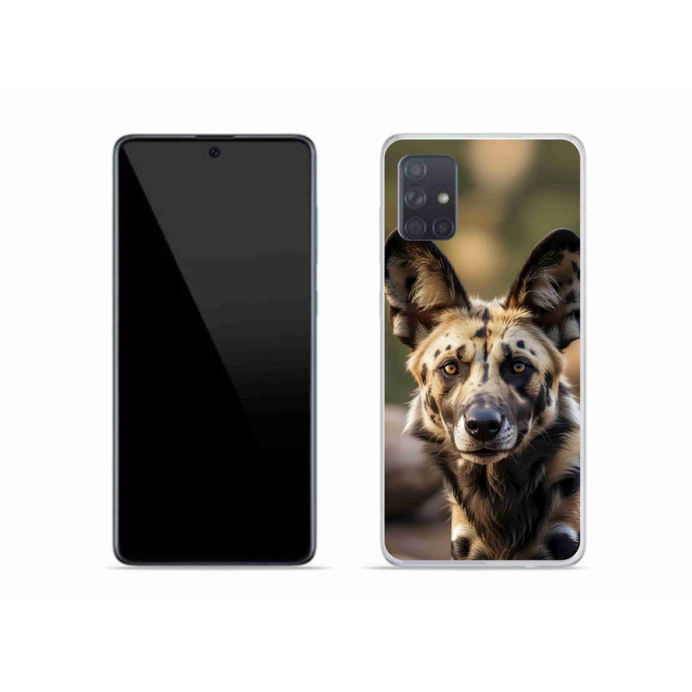 Gelový kryt mmCase na Samsung Galaxy A51 - africký divoký pes