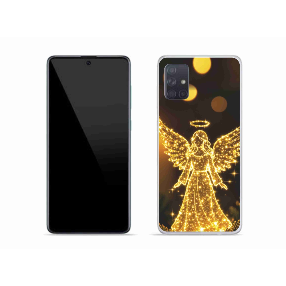 Gelový kryt mmCase na Samsung Galaxy A51 - anděl