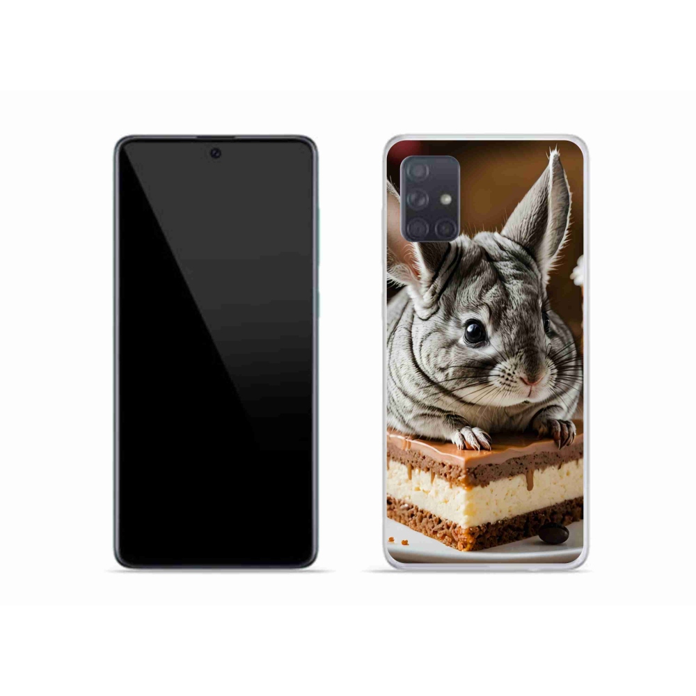 Gelový kryt mmCase na Samsung Galaxy A51 - činčila