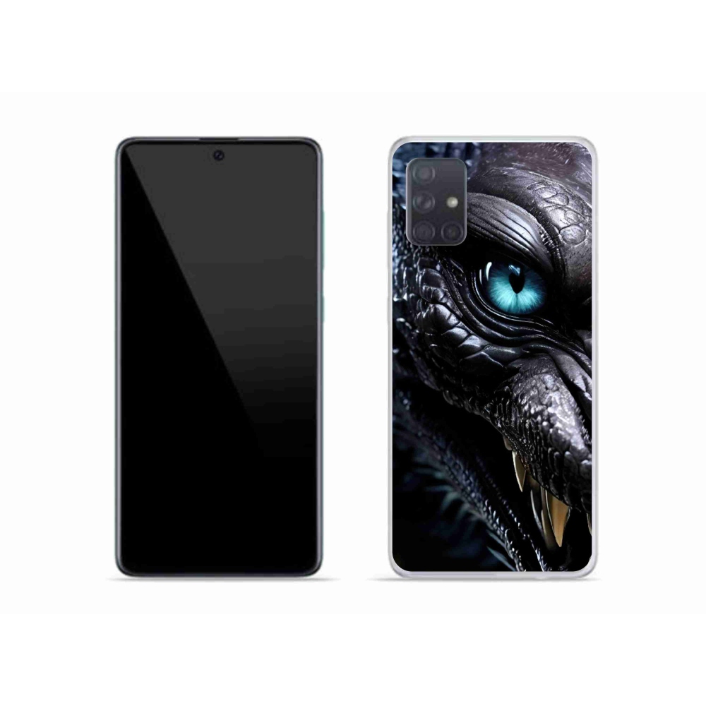 Gelový kryt mmCase na Samsung Galaxy A51 - dračí pohled