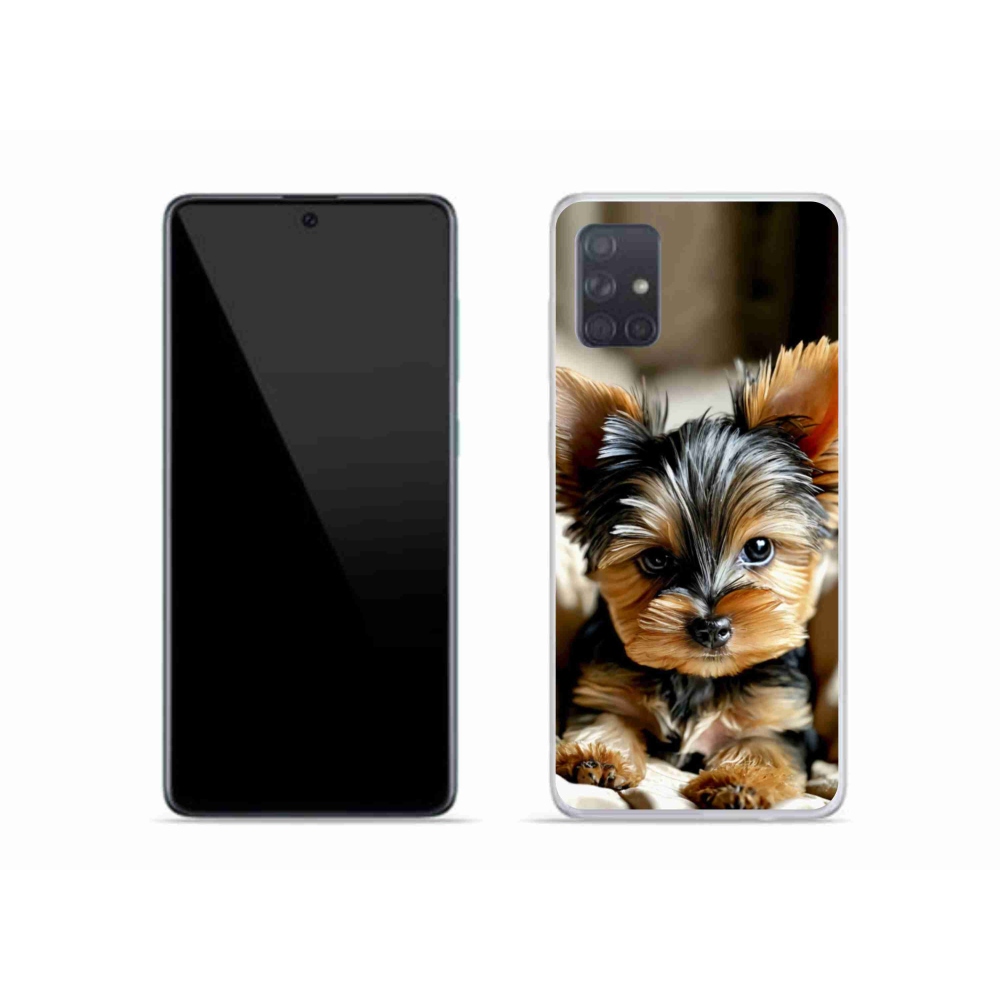 Gelový kryt mmCase na Samsung Galaxy A51 - jorkšír 11