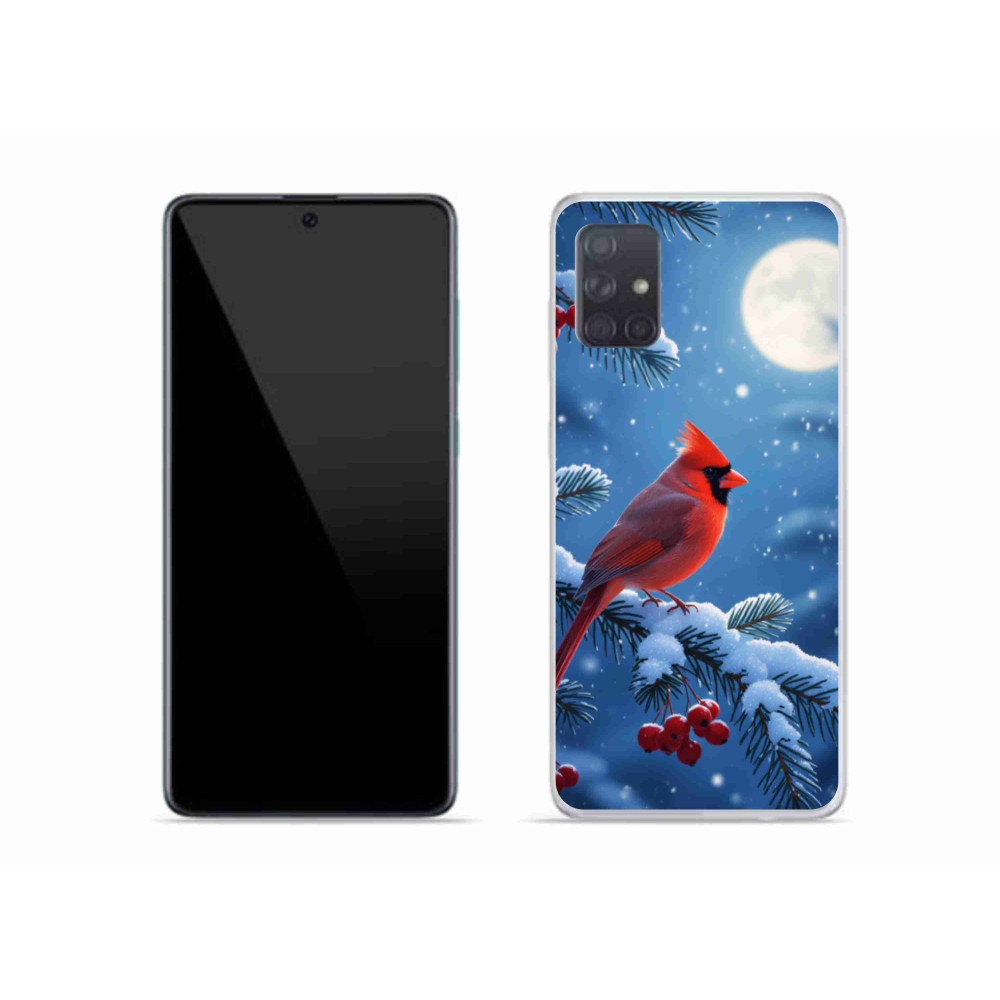 Gelový kryt mmCase na Samsung Galaxy A51 - kardinál červený
