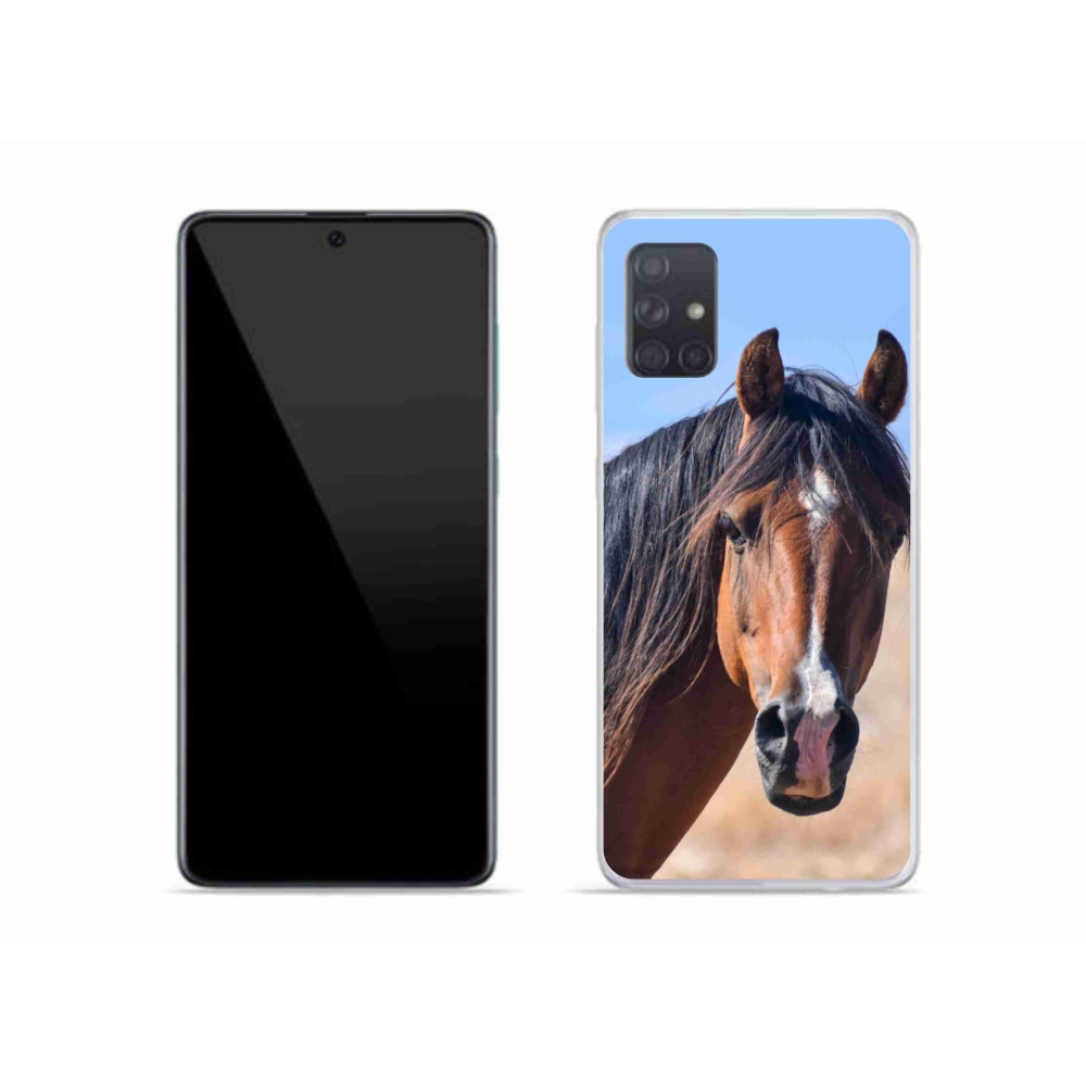 Gelový kryt mmCase na Samsung Galaxy A51 - klidný kůň