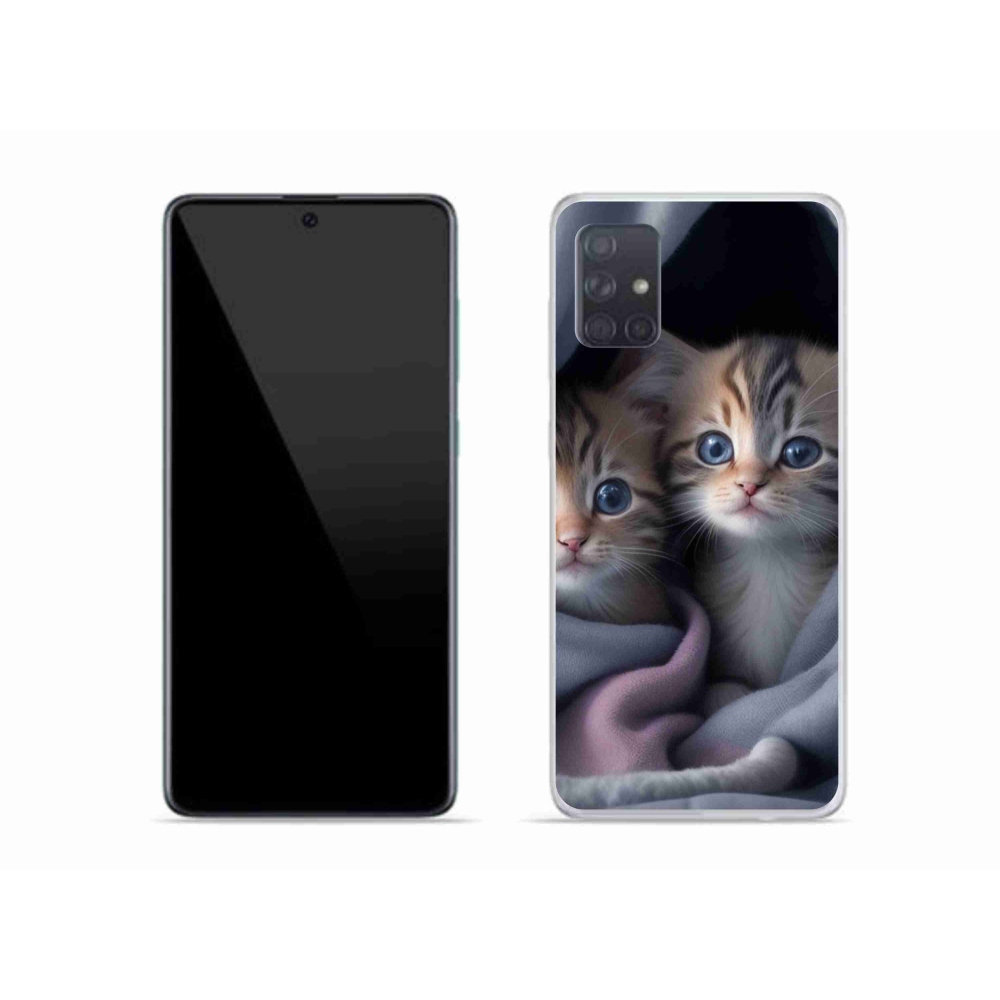 Gelový kryt mmCase na Samsung Galaxy A51 - kočičí duo 2