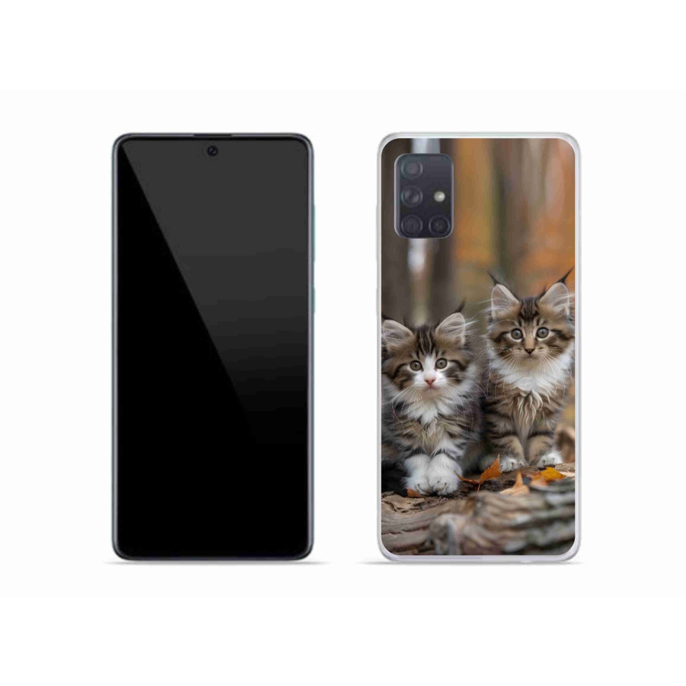 Gelový kryt mmCase na Samsung Galaxy A51 - kočičí duo 3