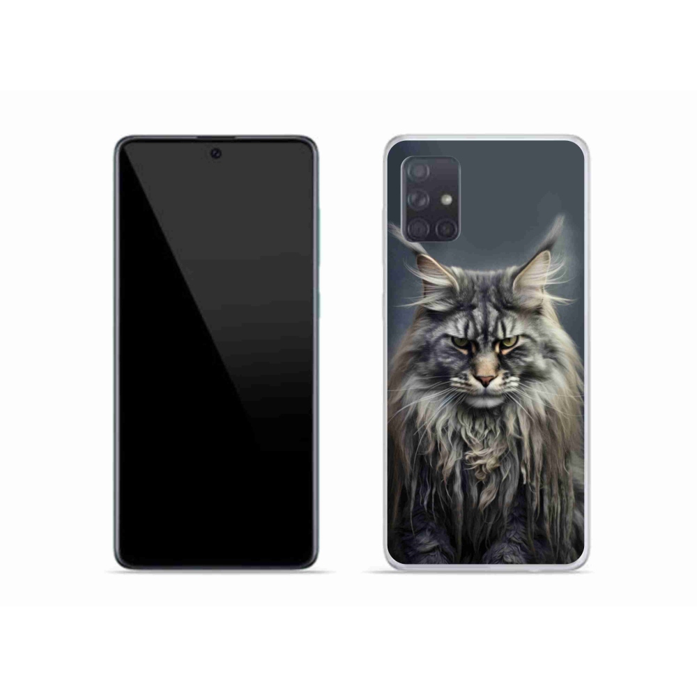 Gelový kryt mmCase na Samsung Galaxy A51 - kočíčí pohled 4