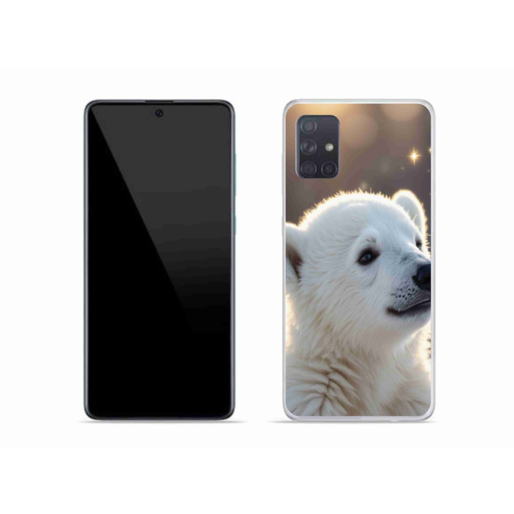 Gelový kryt mmCase na Samsung Galaxy A51 - lední medvěd