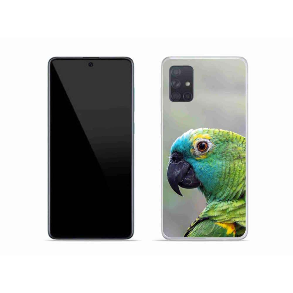 Gelový kryt mmCase na Samsung Galaxy A51 - papoušek amazoňan