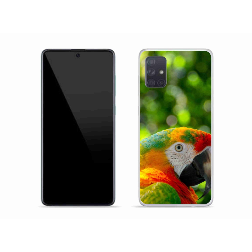 Gelový kryt mmCase na Samsung Galaxy A51 - papoušek ara 3