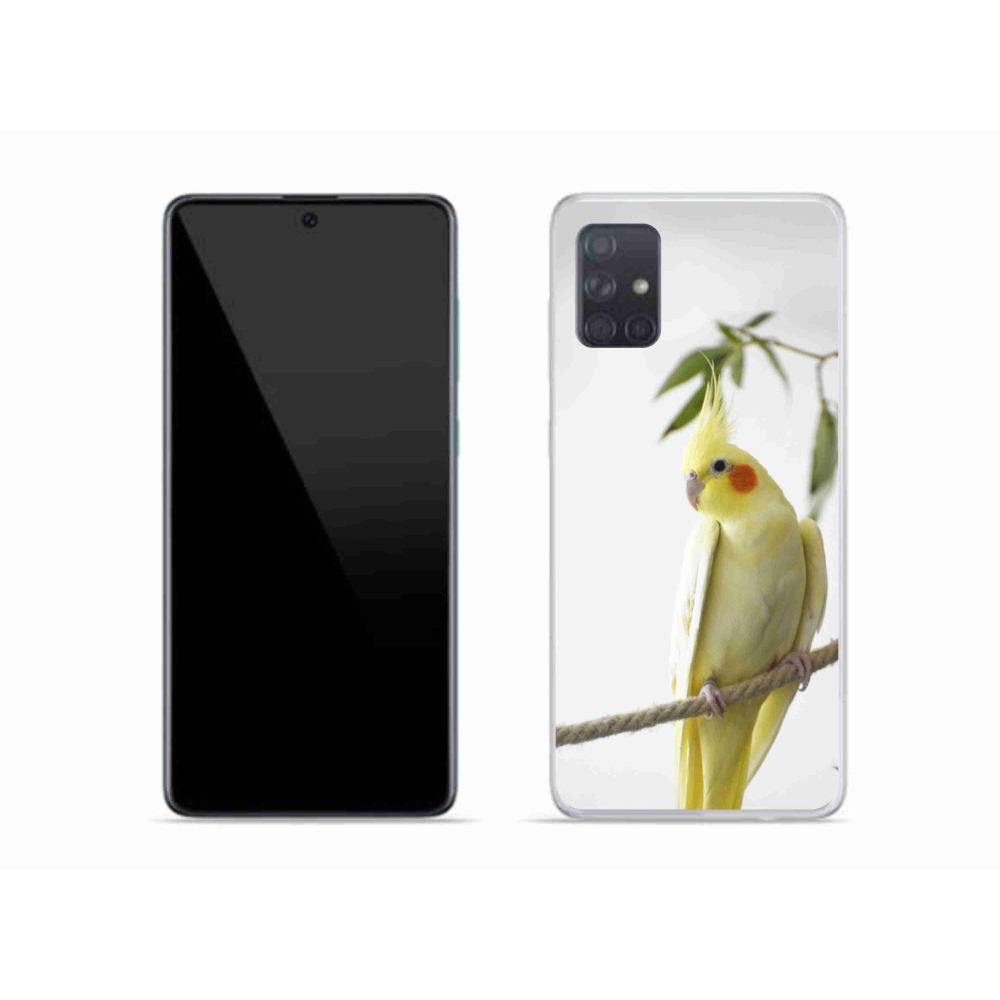 Gelový kryt mmCase na Samsung Galaxy A51 - papoušek korela chocholatá