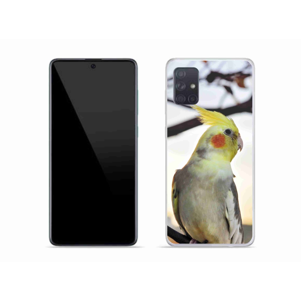 Gelový kryt mmCase na Samsung Galaxy A51 - papoušek korela