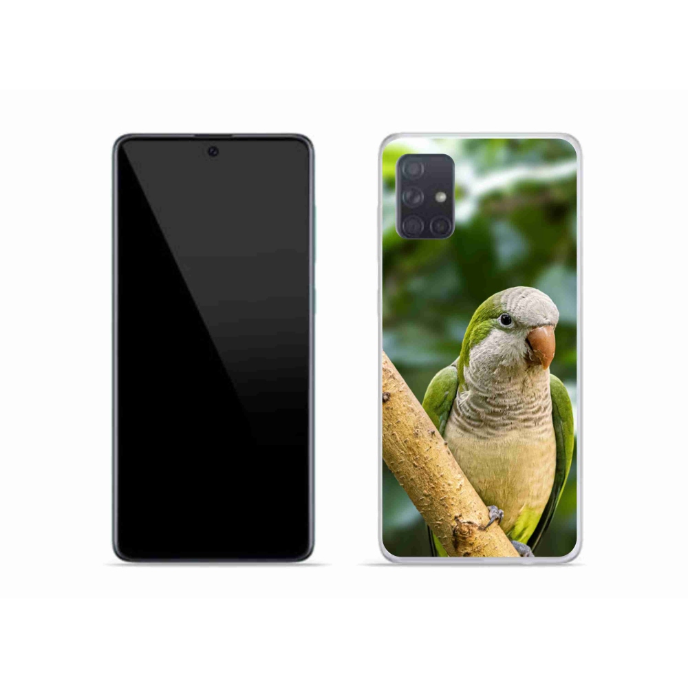 Gelový kryt mmCase na Samsung Galaxy A51 - papoušek mníšek