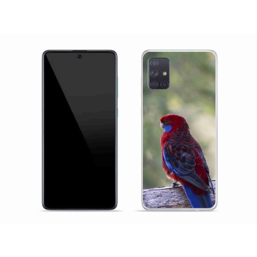 Gelový kryt mmCase na Samsung Galaxy A51 - papoušek rosela