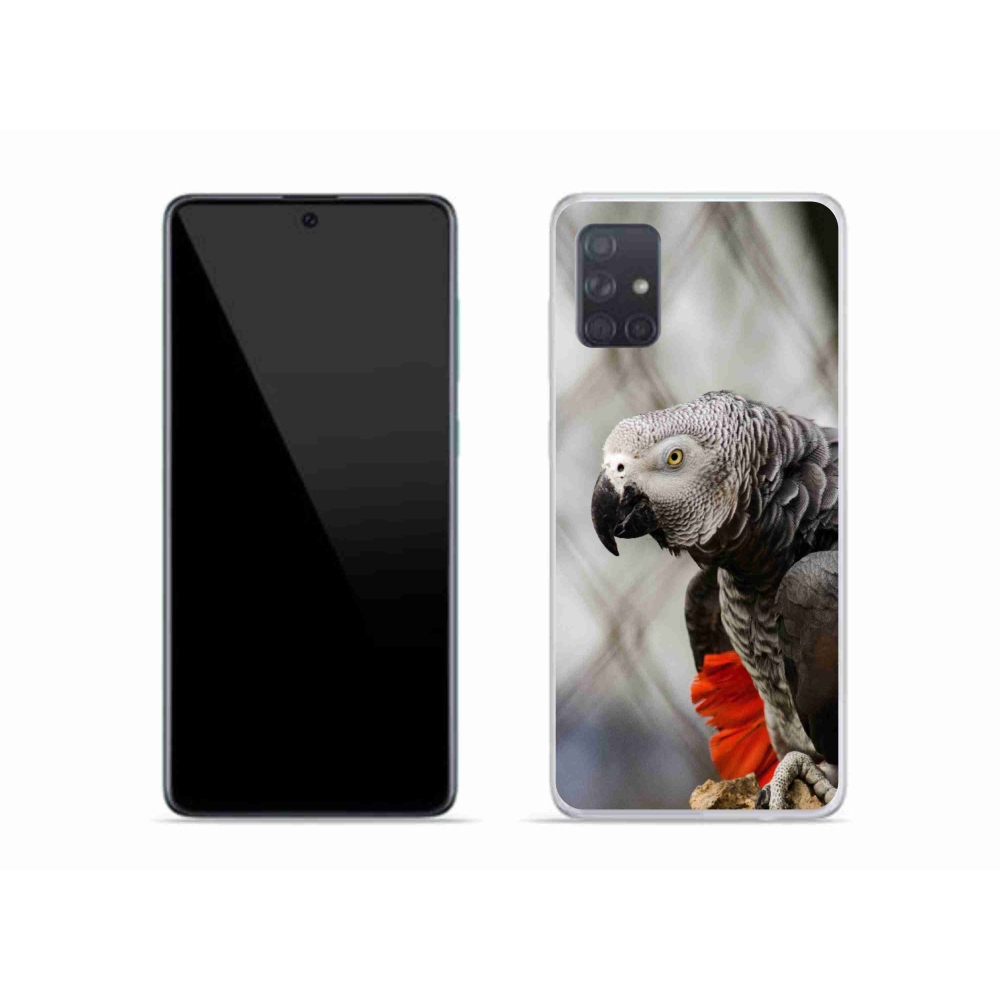 Gelový kryt mmCase na Samsung Galaxy A51 - papoušek žako 3