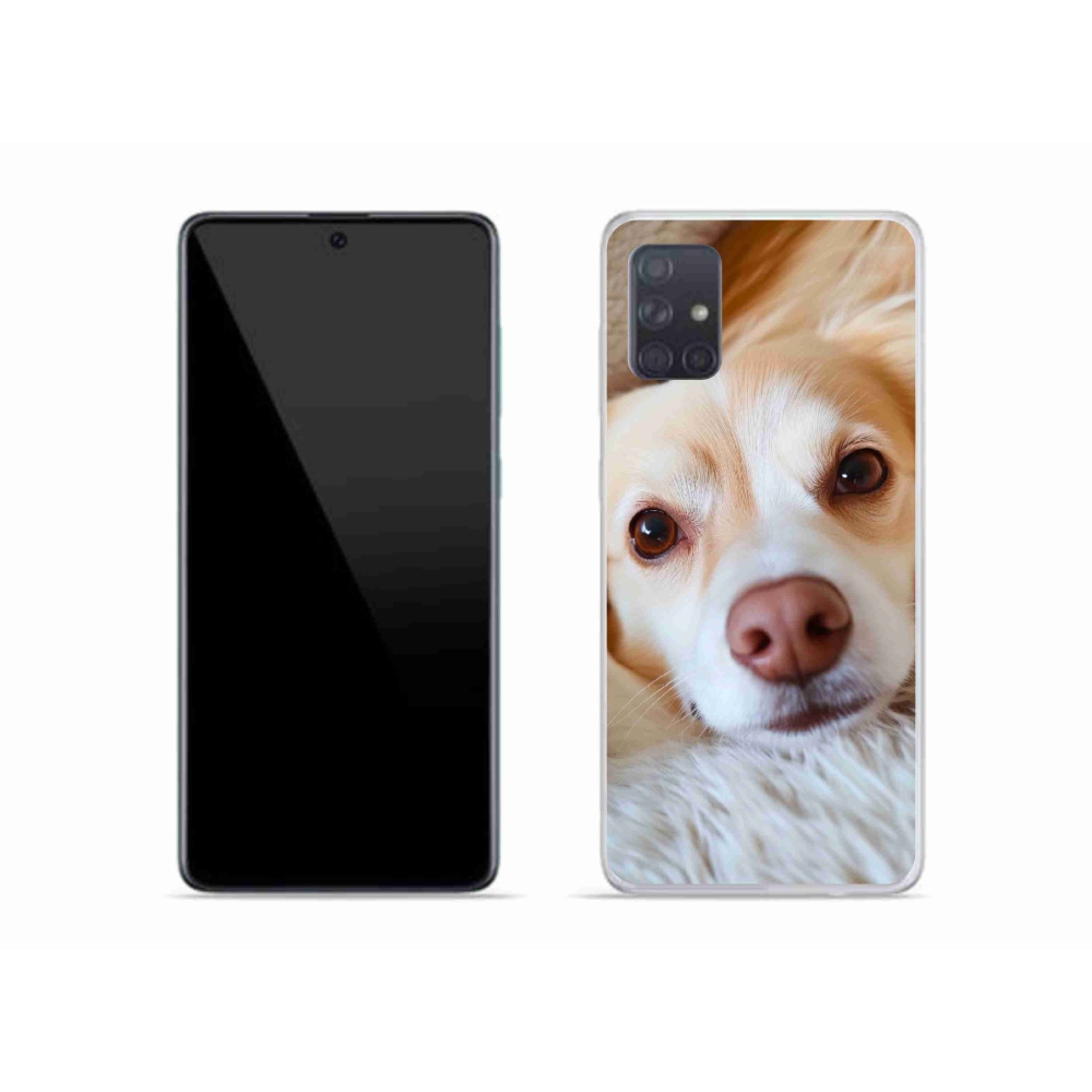 Gelový kryt mmCase na Samsung Galaxy A51 - Roztomilá čivava