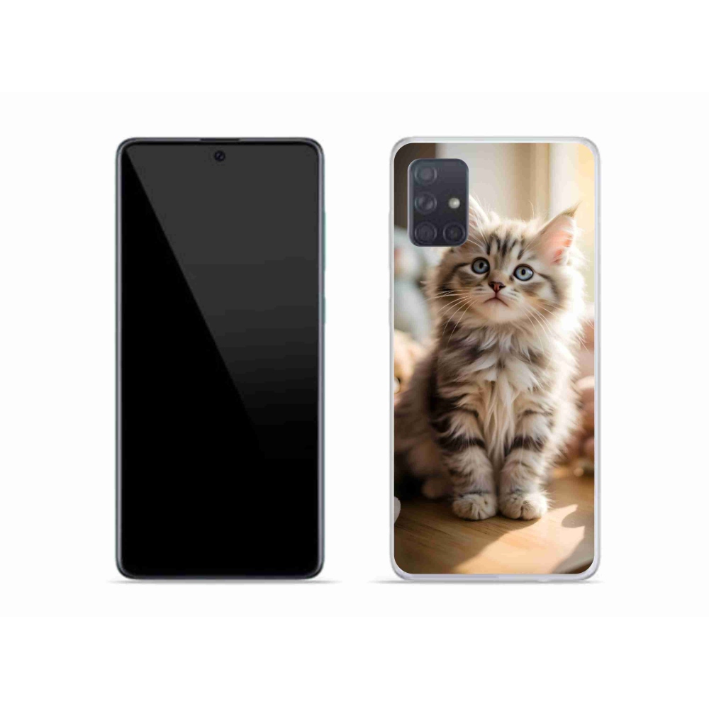 Gelový kryt mmCase na Samsung Galaxy A51 - roztomilé kotě 10