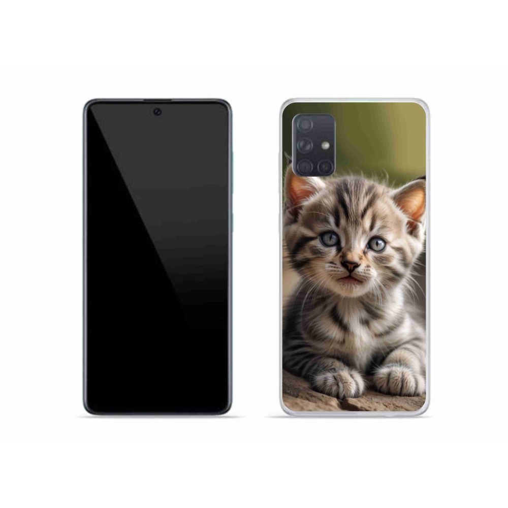 Gelový kryt mmCase na Samsung Galaxy A51 - roztomilé kotě 9