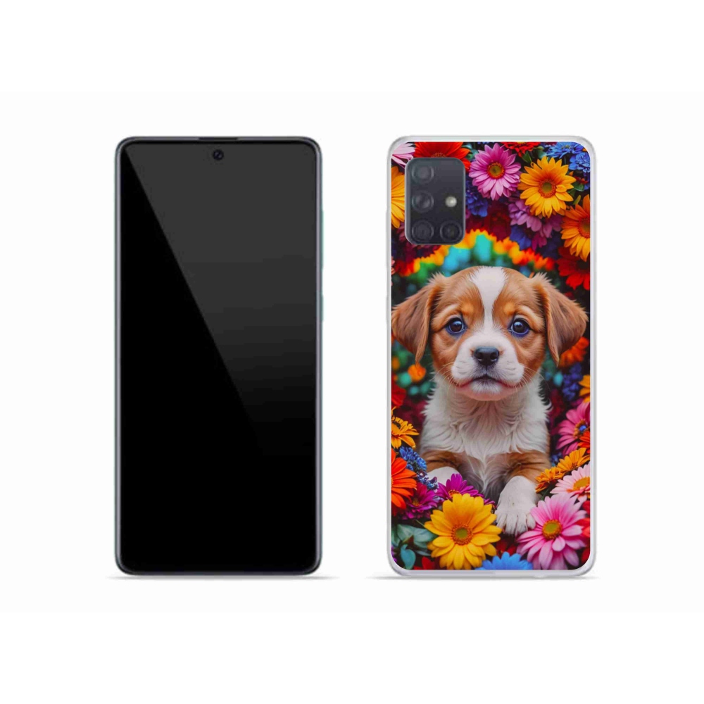 Gelový kryt mmCase na Samsung Galaxy A51 - roztomilé štěně