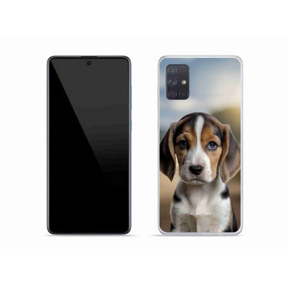Gelový kryt mmCase na Samsung Galaxy A51 - roztomilý bígl