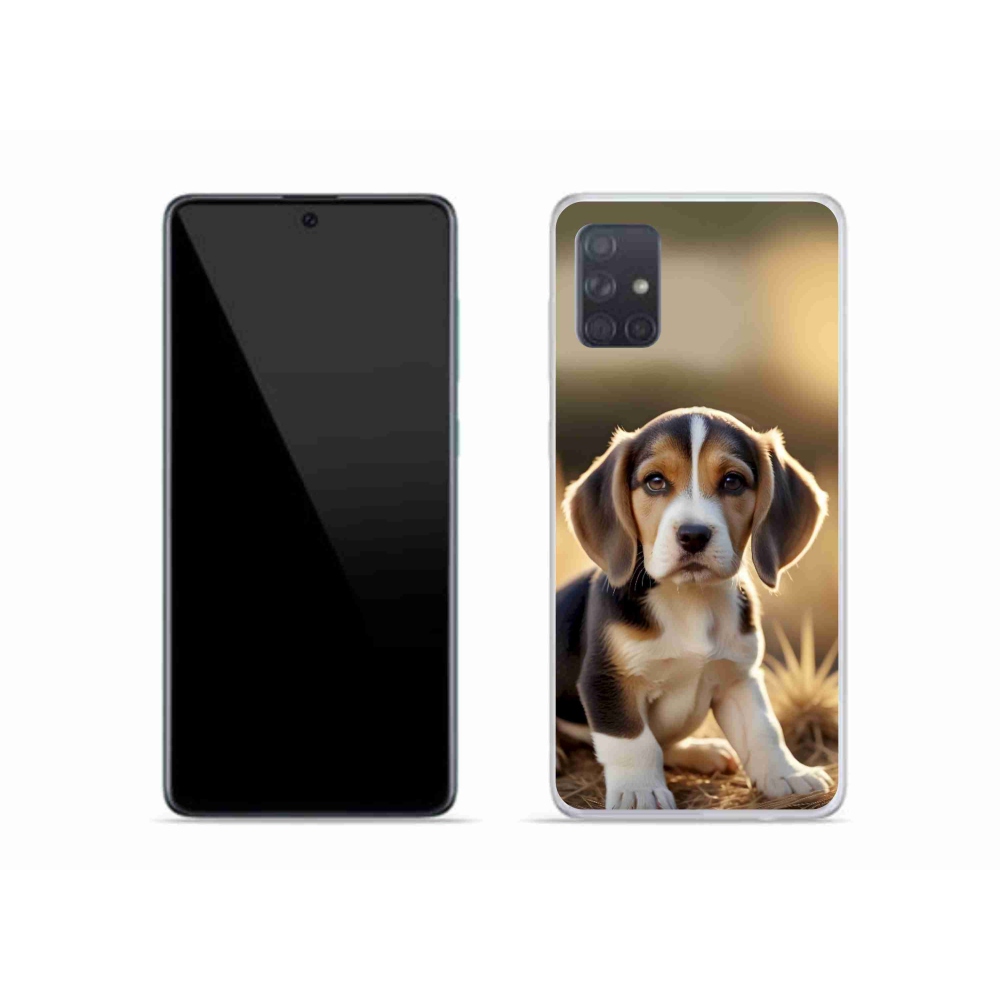 Gelový kryt mmCase na Samsung Galaxy A51 - roztomilý bígl
