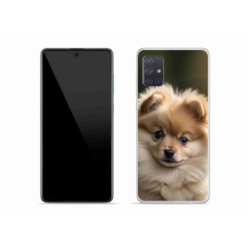 Gelový kryt mmCase na Samsung Galaxy A51 - roztomilý pomeranian 2
