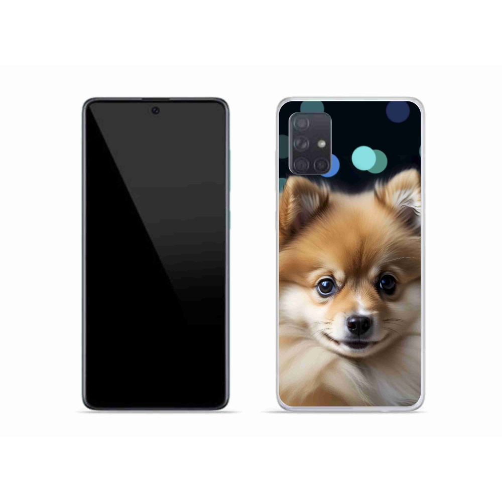 Gelový kryt mmCase na Samsung Galaxy A51 - roztomilý pomeranian