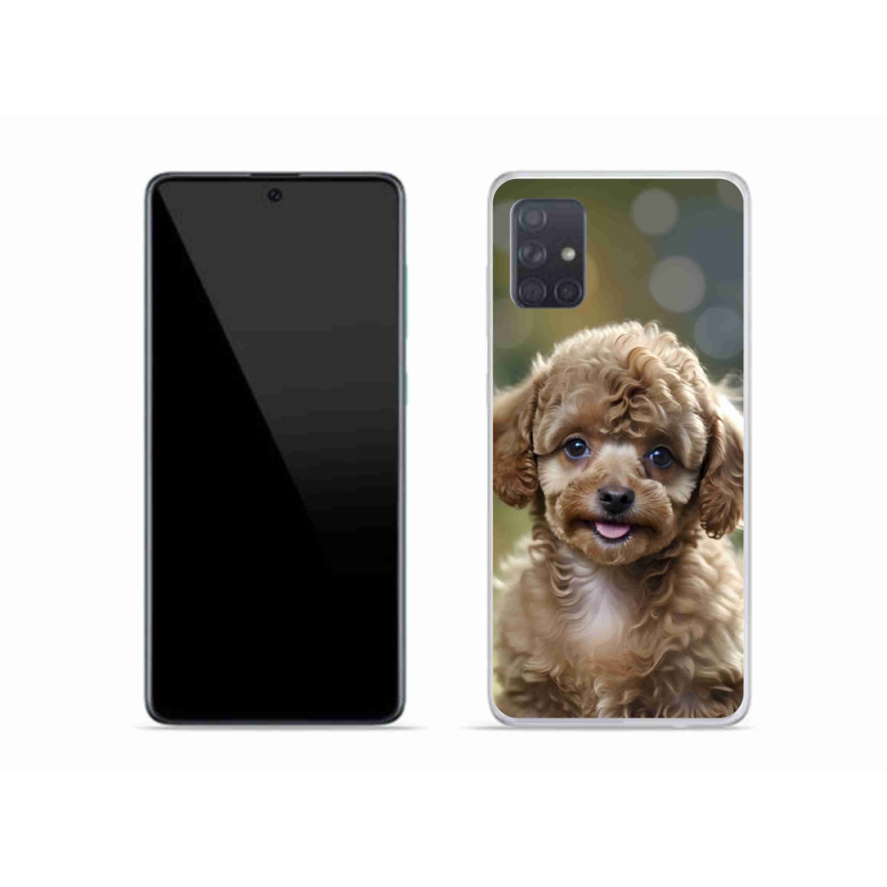 Gelový kryt mmCase na Samsung Galaxy A51 - roztomilý pudl