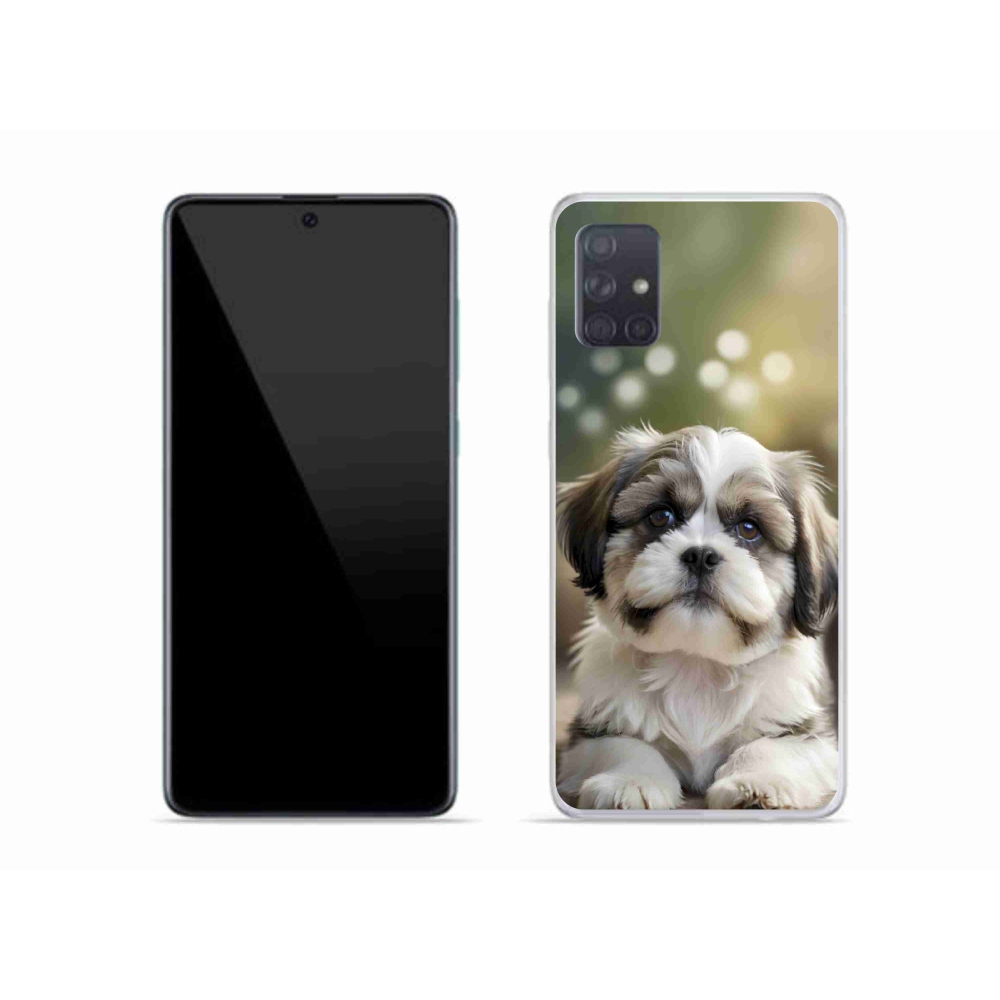 Gelový kryt mmCase na Samsung Galaxy A51 - roztomilý shih-tzu