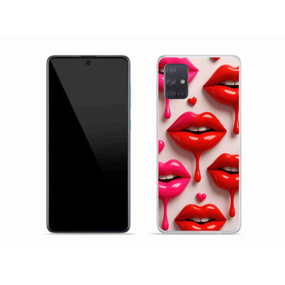 Gelový kryt mmCase na Samsung Galaxy A51 - rty 2