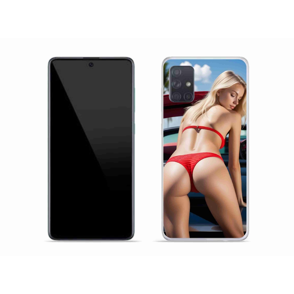 Gelový kryt mmCase na Samsung Galaxy A51 - sexy žena 2