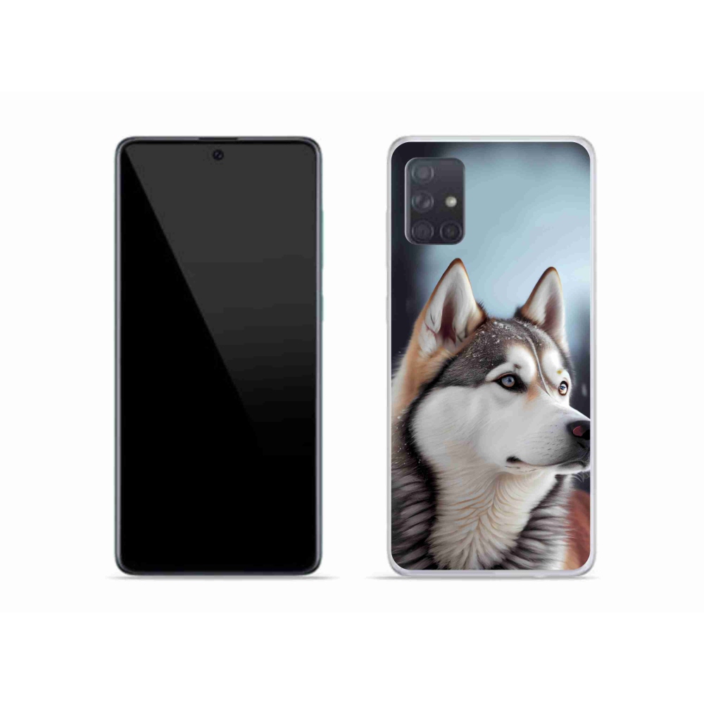 Gelový kryt mmCase na Samsung Galaxy A51 - sibiřský husky