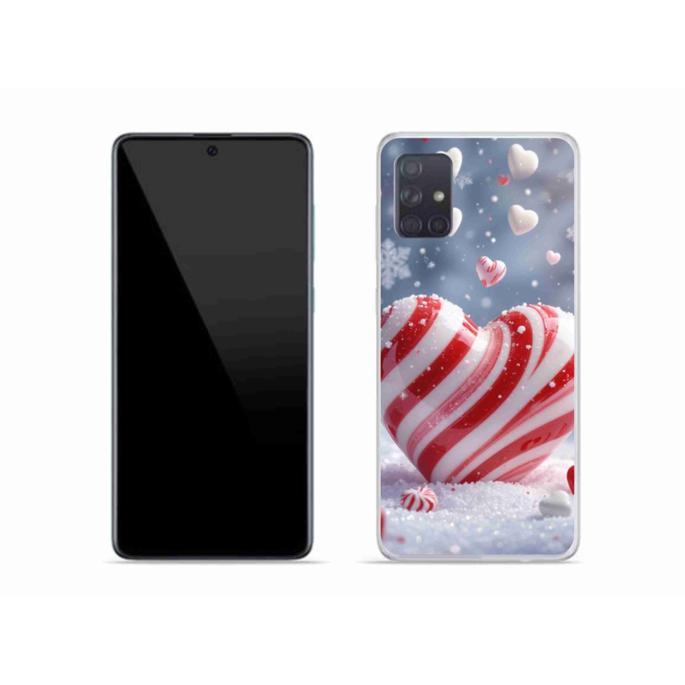 Gelový kryt mmCase na Samsung Galaxy A51 - sladké srdce