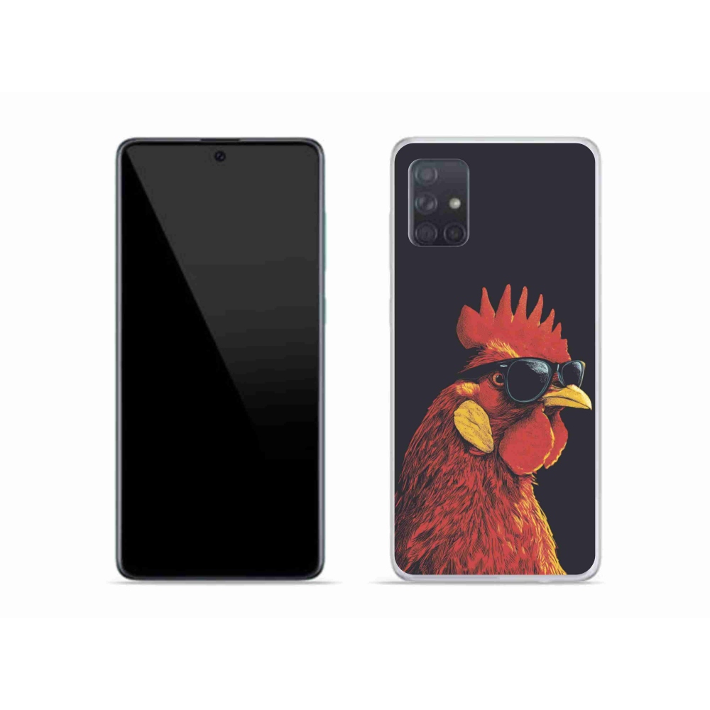 Gelový kryt mmCase na Samsung Galaxy A51 - stylový kohout