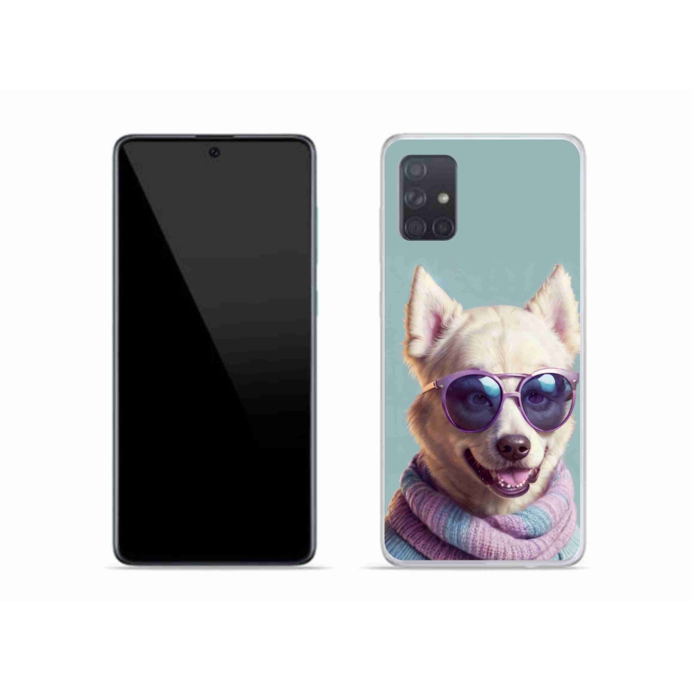 Gelový kryt mmCase na Samsung Galaxy A51 - stylový německý špic
