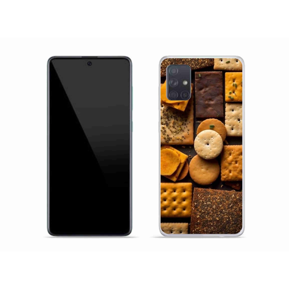 Gelový kryt mmCase na Samsung Galaxy A51 - sušenky