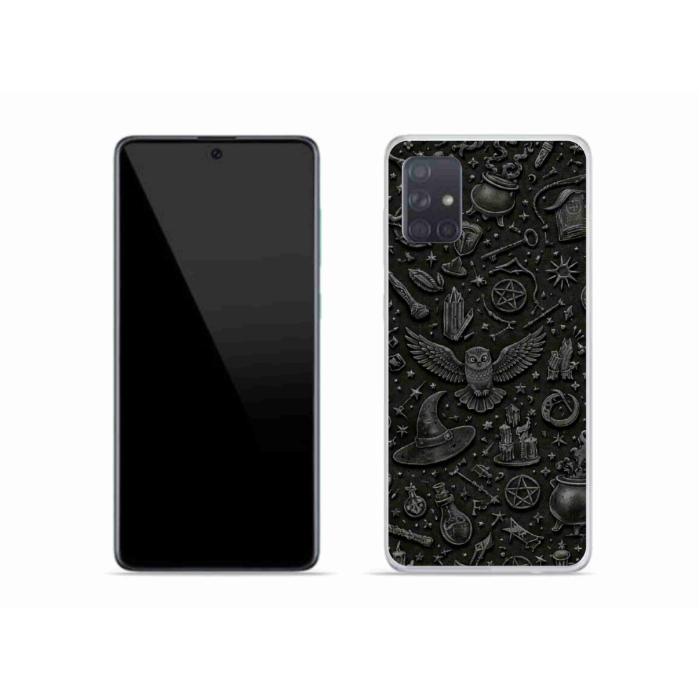 Gelový kryt mmCase na Samsung Galaxy A51 - tmavý magický svět
