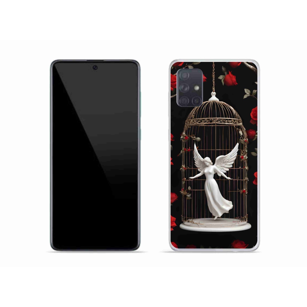Gelový kryt mmCase na Samsung Galaxy A51 - uvězněný anděl