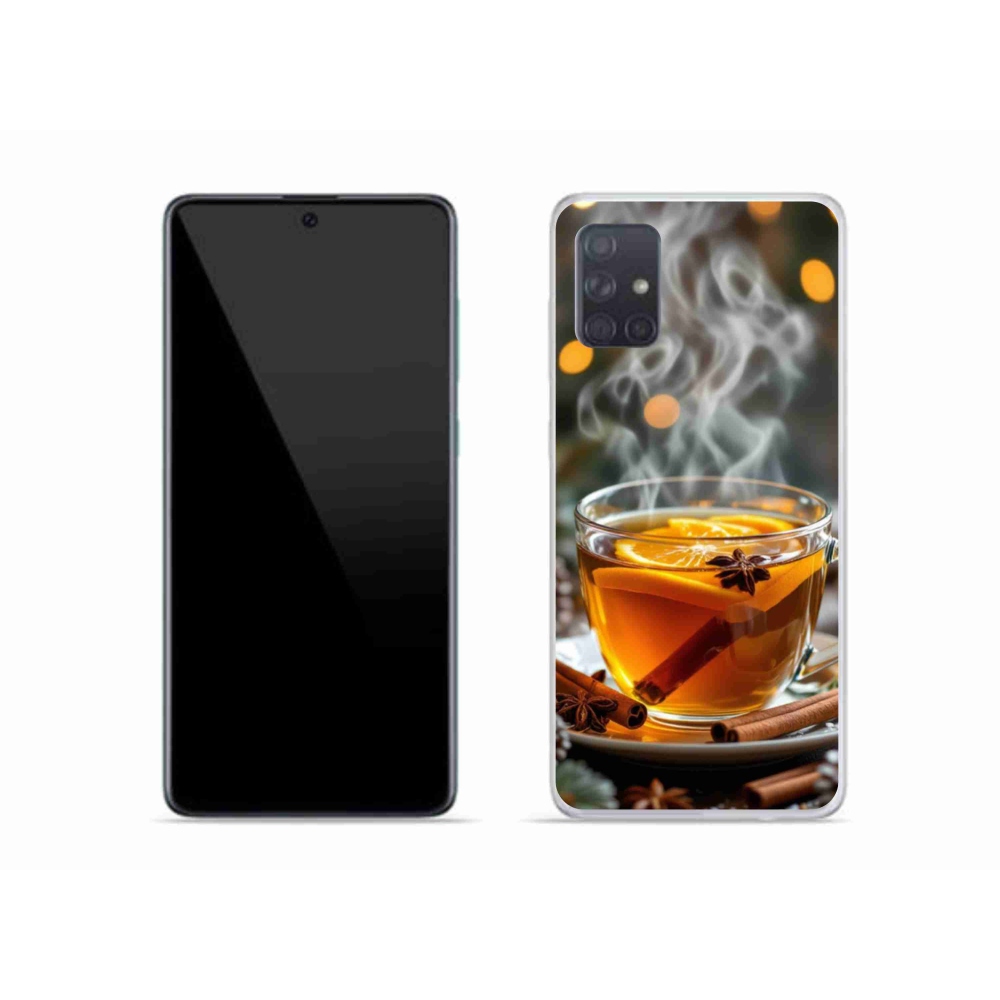 Gelový kryt mmCase na Samsung Galaxy A51 - vánoční punč