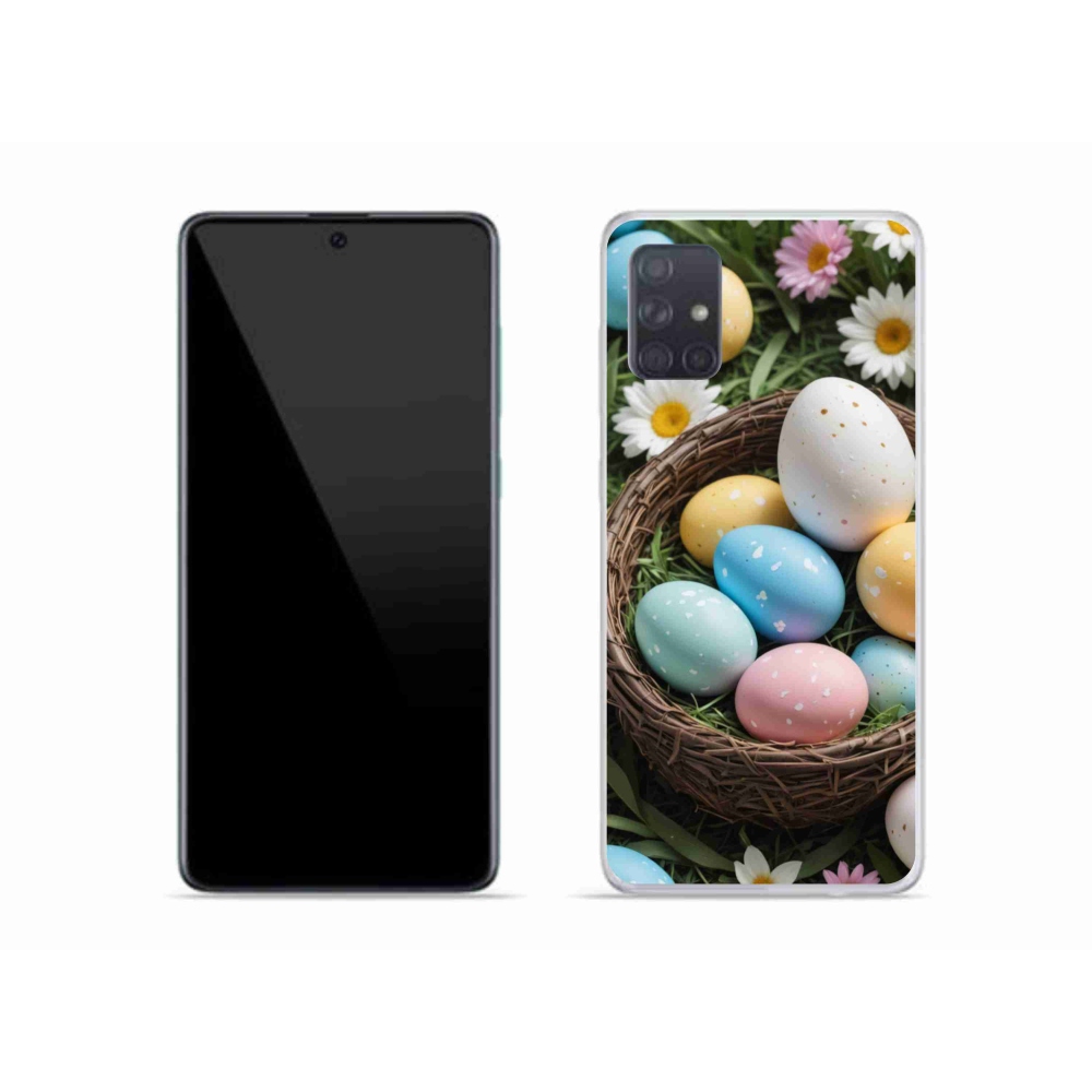 Gelový kryt mmCase na Samsung Galaxy A51 - velikonoční vajíčka 2