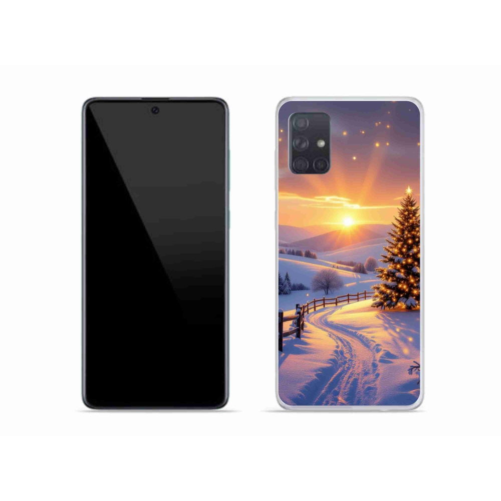 Gelový kryt mmCase na Samsung Galaxy A51 - zimní krajina