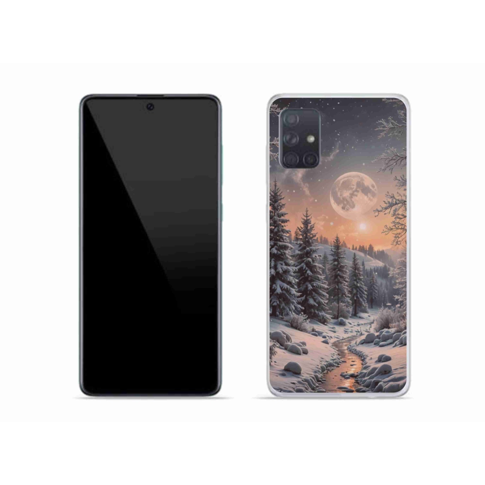 Gelový kryt mmCase na Samsung Galaxy A51 - zimní krajina 2